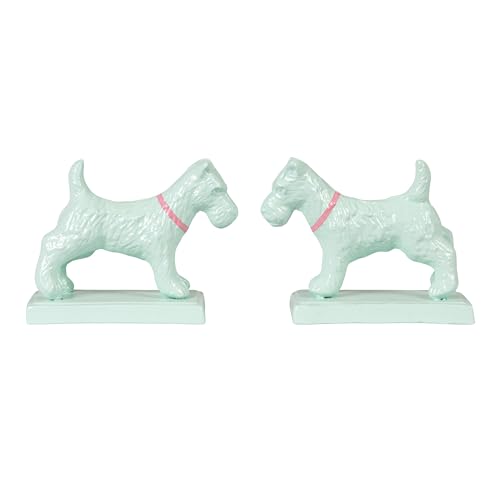 Creative Co-Op Metal Dog Shaped Metal Bookend Set