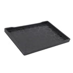 Decorative Tray, Modern Minimalist Tray for Bathroom (Black)