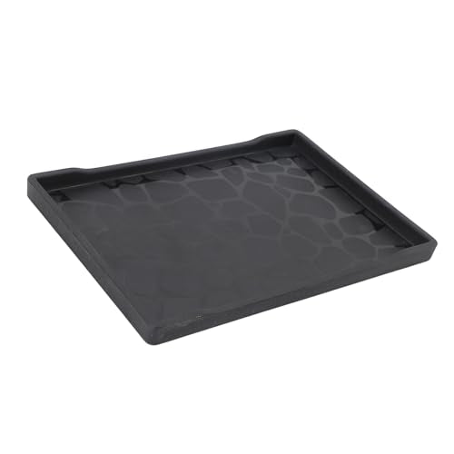 Decorative Tray, Modern Minimalist Tray for Bathroom (Black)