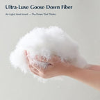 PACIFIC COAST Goose Down Fiber Comforters California King Duvet Insert, All Season White Comforter, 3D Hidden-Stitch Baffle Box Design,8 Tabs, Gifts for Women/Men, Extra Fluffy Luxury Duvet (104"x96") - size: California King