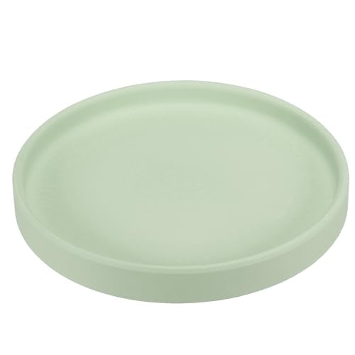 PATIKIL 6 Inch Round Ceramic Plant Saucer, Plant Saucer Tray Flower Planter Drip Tray for Indoors Outdoors Patio Balcony, Mint Green - color: Mint Green