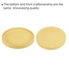 PATIKIL 6 Inch Round Ceramic Plant Saucer, Plant Saucer Tray Flower Planter Drip Tray for Indoors Outdoors Patio Balcony, Yellow - color: Yellow