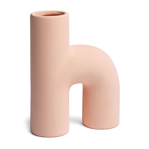 Lila Abstract Sculptural Decorative Modern Vase, Pink