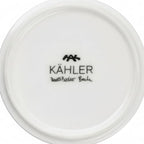 Kahler Nobili Tealight Candle Holder High, Snow White, 11.8" H, Designed by Bache & Bendix Becker, Gift Box Included - color: Snow White, size: 28,5 cm