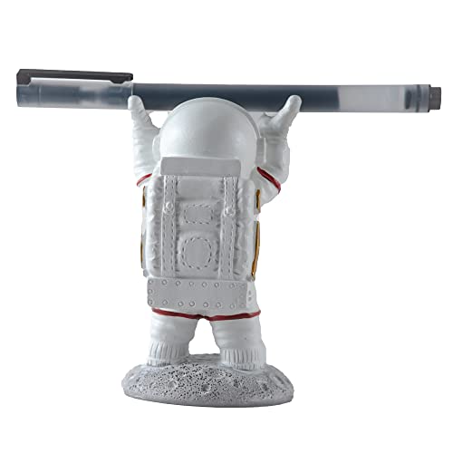 BUTILIVEEN Astronaut Pen Pencil Holder Stand for Desk, Resin Pen Display Stand Pencil Display Holder for Home Office Gifts, Standing Astronaut Pen Holder - style: Pen Stand