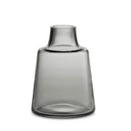 Holmegaard Flora Vase by Louise Campbell | Mouth-Blown Glass | Smoke | 4.7 Inch - color: Fumo, size: 9x9x13.2