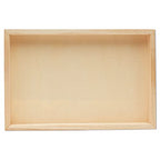 Wood Canvas Cradled 8 x 12 inch, Pack of 3 Blank Wood Panels for Painting, DIY Signs, Framing, Shadow Box, & Tray Crafts, by Woodpeckers