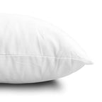 EDOW Throw Pillow Insert, Lightweight Soft Polyester Down Alternative Decorative Pillow, Sham Stuffer, Machine Washable. (White, 18x18)