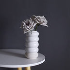 Nordic Ceramic Vase Modern Abstract Art Geometric Flower Plant Holder Decor - size: Pink U water pipe