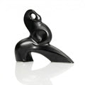 Tai Chi Motion Ceramic Sculpture - Handmade Jingdezhen Porcelain Statue, 7-Inch Abstract Yin Yang Zen Figurine for Home Office Desk Shelf Décor