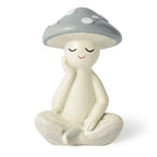 Meditation Mushroom Resin Statue - Cute Meditation Mushroom Statue for Desk Living Room Resin Figurine for Home Patio Office Decoration Cute Plant Statues for Tabletop Garden Backyard Decor - style: Meditation Mushroom C