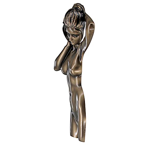 Design Toscano WU75245 La Donna Nude Female Torso Wall Sculpture,Bronze, 6.50" x 11.00"