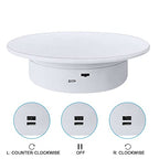 Display 360 Degree Electric Turntable,for Small Product Display, 7.87in Diameter product photography turntable