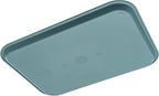 Carlisle FoodService Products Cafe Plastic Fast Food Tray, 12" x 16", Slate - color: Slate