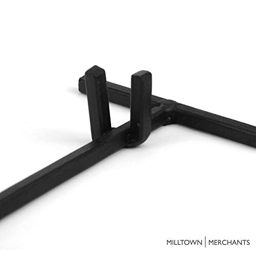 Milltown Merchants Metal Display Stand - Great for Displaying Ceramic Tiles, Plaques, and Warm Glass Art Creations - Portable Stand for Trade Show, Office, or Home (1, Small Modern Base Stand) - color: Small Modern Base Stand