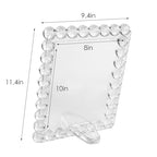 Crystal 8x10Inch Picture Frame, Wedding Frame Tabletop Display, Display Pictures 8''x 10'', Comes with Gift Box - color: Clear, size: 8x10 inch/XL