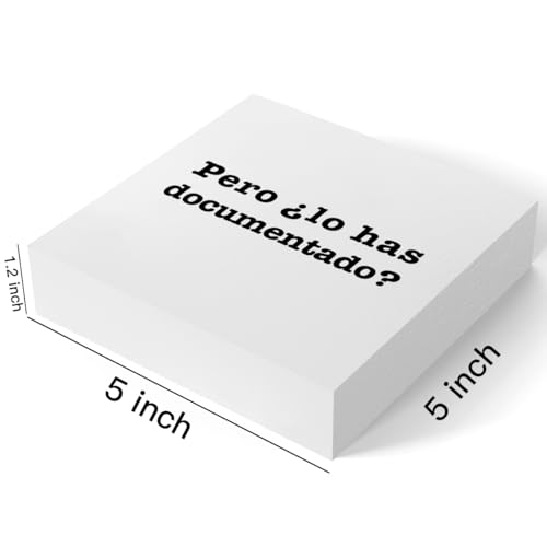 mmiishe Spanish But Did You Document It Wooden Box Sign The Office Gifts Boss Day Gifts for Him Funny Office Boss Gifts for Women Coworkers Decorations for Home Office Desk 5 x 5 Inches - color: White Spanish, size: 5 x 5 inches