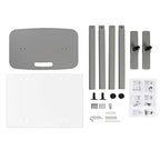 Acrylic Podium Stand, Church Pulpit Podium with Adjustable Angle Clear Lecterns & Pulpits for Schools Churches Conference Rooms, Floor Standing Modern Spraying Treatment Process - color: Clear+silver