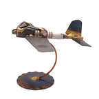 Zero Collectible Handmade Metal Art Figurine, Desk Accessories, Trophy, Boss Gift, Home Office Décor, Aircraft - style: Zero