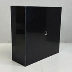 Premium Black Marble Display Base with Center Mount Hole – Polished Stone Pedestal Stand for Sculpture, Statue, Art, Awards, Lamps & Decor (6x6x2) - size: 6x6x2"