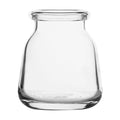 Elements Glass Milk Bottle Vase, for Use with Dried or Faux Flowers and Greenery, 4.2x4.2x4.72 Inch, Clear - size: 4.7 Inch