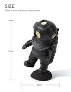 HAUCOZE Diver Figurine Statue Modern Space Sculpture Home Decor Table Centerpiece for Bedroom Office Gift 7.5 Inch