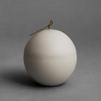 LAWA Imperfect Sphere Candle - Beautiful Handmade Pillar Scented Soy Wax Elegant Aesthetic Candle Housewarming Gift Home Room Shelf Decor Idea (Light Beige, Large) - color: Light Beige