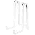Plymor Clear Acrylic Ribbon-Style Display Easel, 7.5" H x 4" W x 6" D - size: 7.5" x 4" x 6"