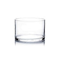 WGV Cylinder Vase, Width 6", Height 4", Clear Glass Container Terrarium Candle Holder for Wedding Centerpiece, Party Event, Home Office Decor, 1 Piece - size: 6"x4"H