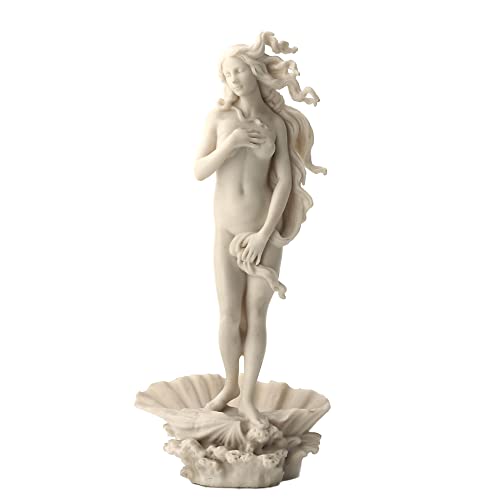 Veronese Design 11 3/8 Inch The Birth of Venus Statue Resin Marble Finish