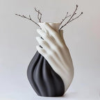 Tender Hold Artistic Vase ，Modern Home Decor Centerpiece for Flowers, Unique Wedding and Room Decoration Gift