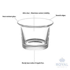 Royal Imports Candle Holder Hanging Oyster Votive Tealight Glass for Wedding, Birthday, Holiday & Home Decoration, Set of 6