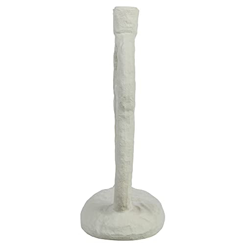 Bloomingville Modern Sculptural Double, Ivory Taper Candle Holder