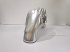 Heart Hands Sculpture Gift, Silver Love Sign Decor, Fingers Gesture Statue, Heart Shape Figurine, Gray Friendship Bracelet Holder (Silver) - color: Silver