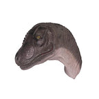 Design Toscano Giant Allosaurus Dinosaur Wall Trophy Sculpture, Mouth Closed - style: Allosaurus Dinosaur: Mouth Closed