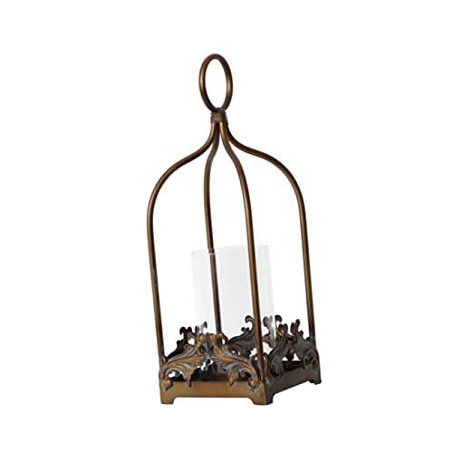 PRETYZOOM 1pc Hanging Iron Art Candle Holder Vintage Style Candlestick for Home Decor Restaurant Wedding for Enhancing Ambiance