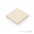 Oirlv Velvet Minimalism Style Jewelry Display Stand Showcase Jewelry Organizer Square Holder(White) - color: Square Base P13418