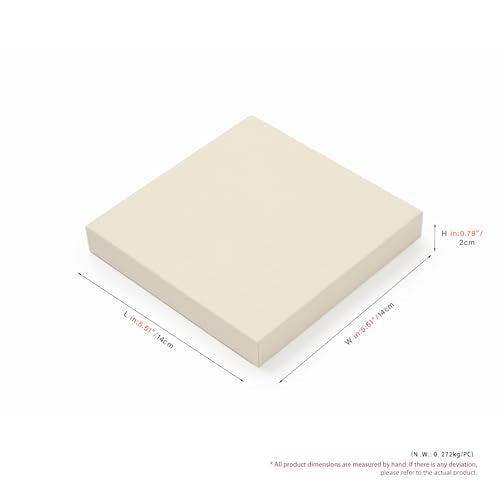 Oirlv Velvet Minimalism Style Jewelry Display Stand Showcase Jewelry Organizer Square Holder(White) - color: Square Base P13418
