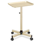 Salon Tray Hairdresser Tray on Wheels Hair Tray for Hair Stylist Gold - color: M-champagne Gold