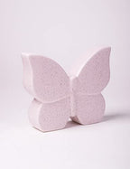 Butterfly Decor Statue Animal Figurine Gift Modern Art Sculpture for Living Room Bedroom Home Ceramic Cream 6.7 Inch