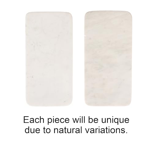 Bloomingville Marble Serving Tray, White - color: Mottled White