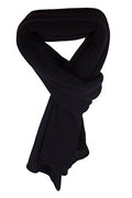 Love Cashmere Women's 100% Cashmere Wrap Scarf - hand made in Scotland RRP $350 - color: Black