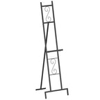 Black Easel Stand for Sign, Heavy Duty Wedding Welcome Sign Stand, Adjustable Art Easel for Display, Painting, Posters, Party, 17” x 17” x 58”H (1 Pack - style: 1pack-Black