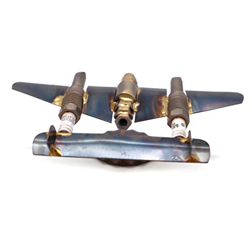 P-38 Lightning Collectible Handmade Metal Art Figurine, Desk Accessories, Trophy, Boss Gift, Home Office Décor, Aircraft - style: P-38 Lightning