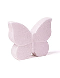 Butterfly Decor Statue Animal Figurine Gift Modern Art Sculpture for Living Room Bedroom Home Ceramic Cream 6.7 Inch