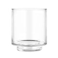 CYS EXCEL 6.5" x 5.5" Clear Glass Hurricane Candle Holder Vase – Cylinder Vase for Pillar & Floating Candles, Wedding Centerpieces & Home Décor - size: H-6.5" D-5.5"