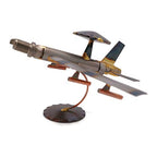 AWACS Plane Collectible Handmade Metal Art Figurine, Desk Accessories, Trophy, Boss Gift, Home Office Décor, Airplane - style: AWACS Plane