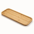 Bamboo Vanity Tray, Bathroom Counter Tray, Toilet Tank Tray, Bathroom Tray for Organizing and Home Decor, 14.2 x 6 x 0.8 inch - size: 14.2" x 6" x 0.8"