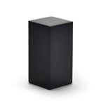 Oirlv Solid Wood Minimalism Style Jewelry Display Stand Showcase Jewelry Organizer Black Square Holder (SM05301) - color: SM05301