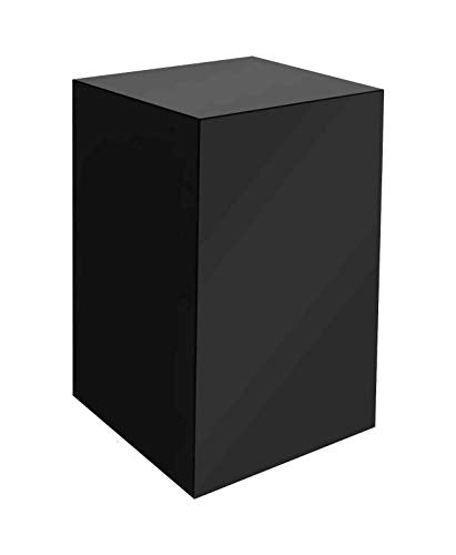 Acrylic Art Sculpture Stand Pedestal Display Black 12" x 12" x 24"h